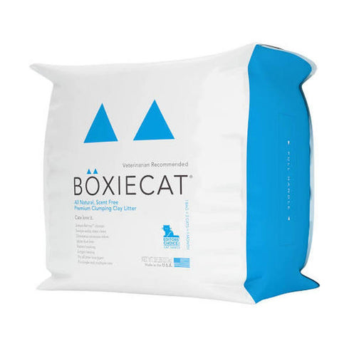 Boxiecat Scent Free Premium Clumping Clay Cat Litter 28lb - Poudre Pet and Feed Supply